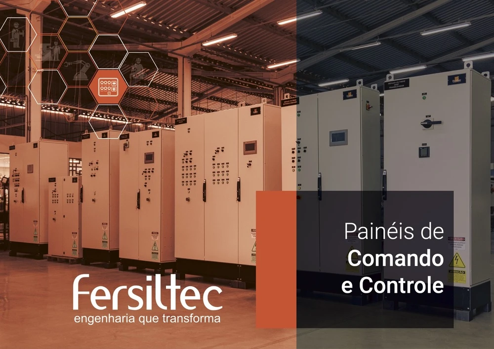 Painéis de comando e controle Fersiltec